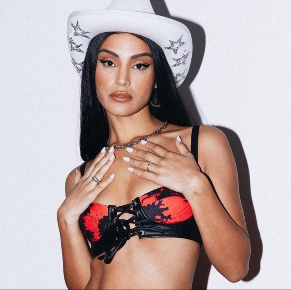 NWT Princess Polly Mainstage PU Crop Top - Picture 8 of 9